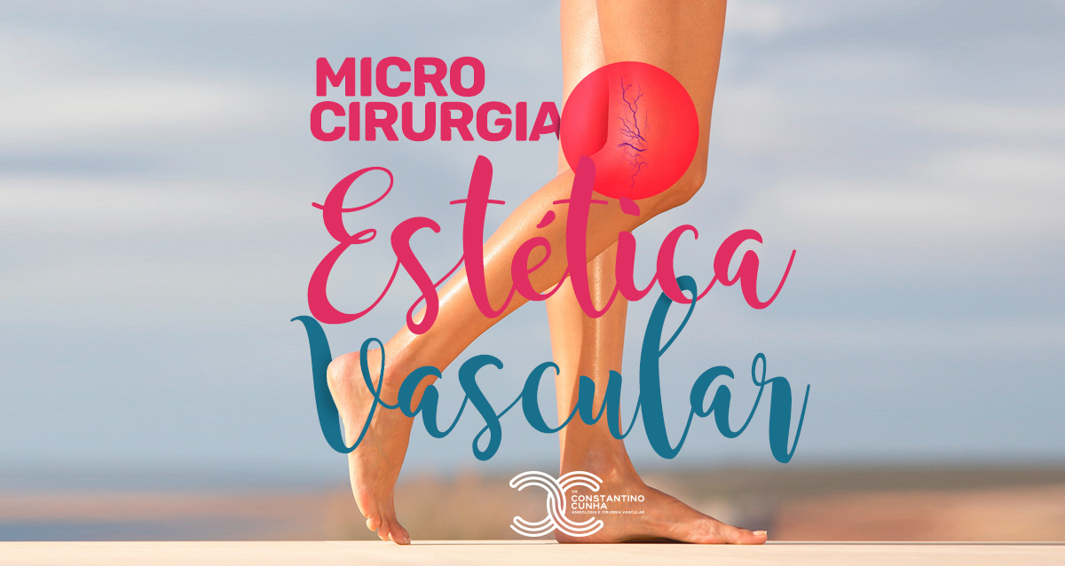 Procedimentos de microcirurgia estética vascular.
